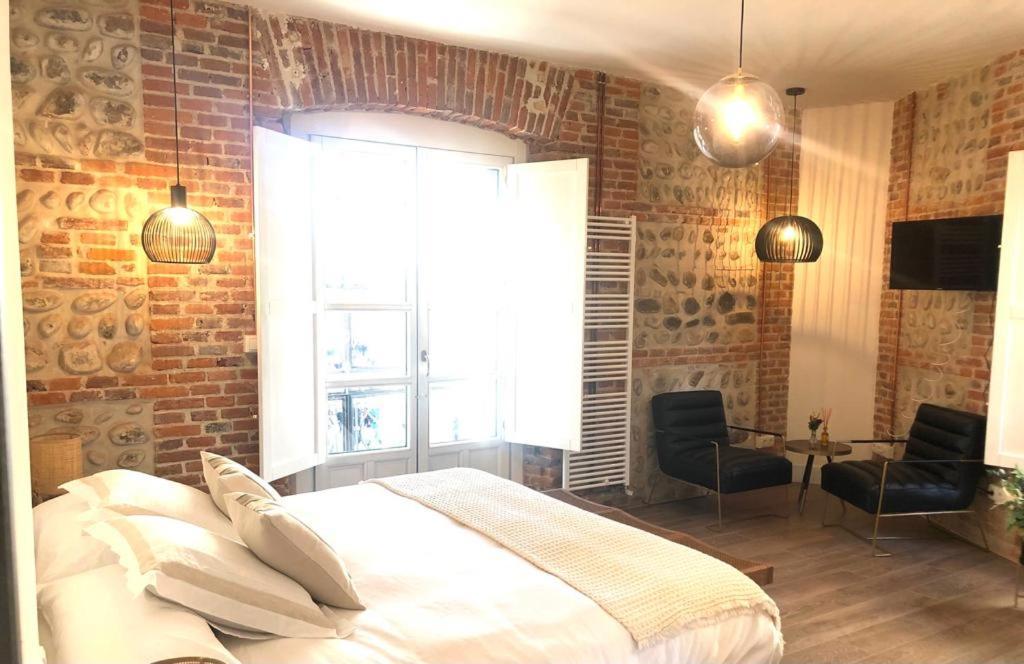 Albany Ancha Hotel Leon Bagian luar foto A room at the hotel